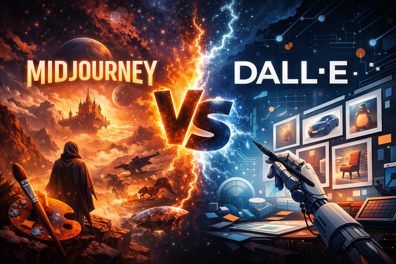 Midjourney vs DALL·E
