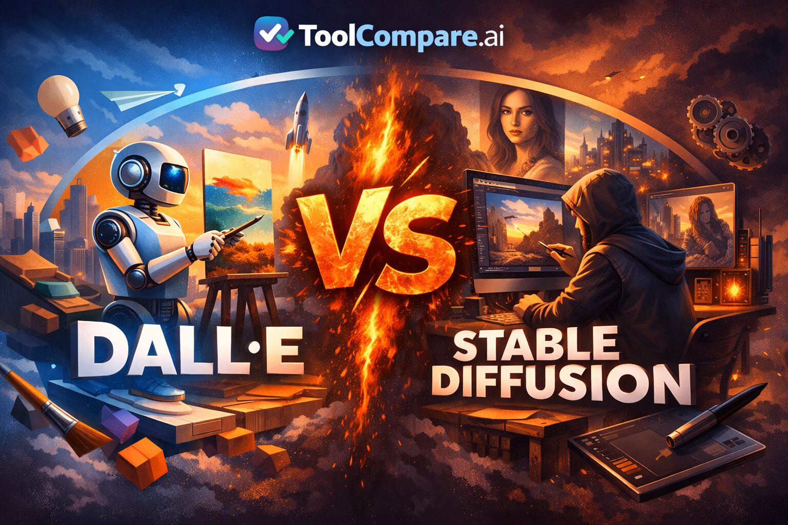 DALL·E vs Stable Diffusion